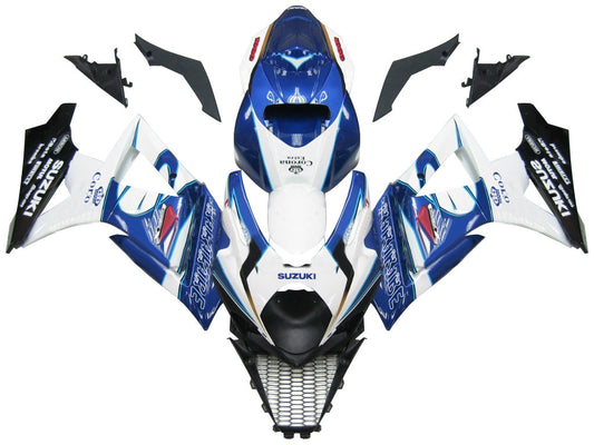 Carene 2007-2008 Suzuki GSXR 1000 Bianco Blu Alstare Corona Generico