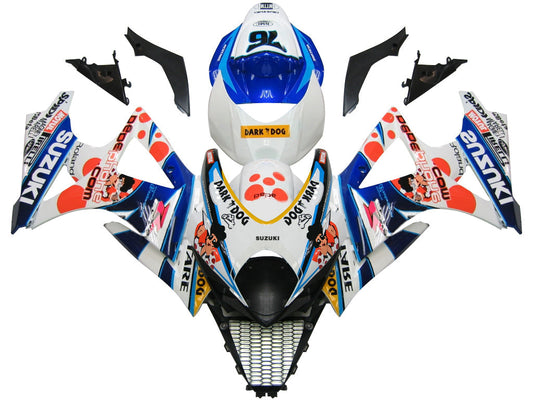 Carene 2007-2008 Suzuki GSXR 1000 Pepephone multicolore No.76 Generico