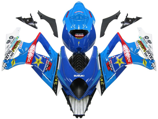 Carene 2007-2008 Suzuki GSXR 1000 Blu Rockstar Generico