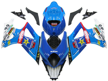 For GSXR1000 2007-2008 Bodywork Fairing Blue ABS Injection Molded Plastics Set