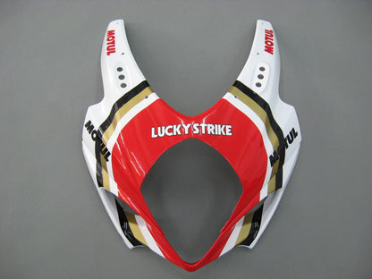 Carene 2007-2008 Suzuki GSXR 1000 White &amp; Red Lucky Strike Generic