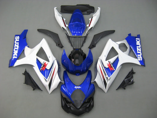 Carene 2007-2008 Suzuki GSXR 1000 Blu &amp; Bianco GSXR Generico