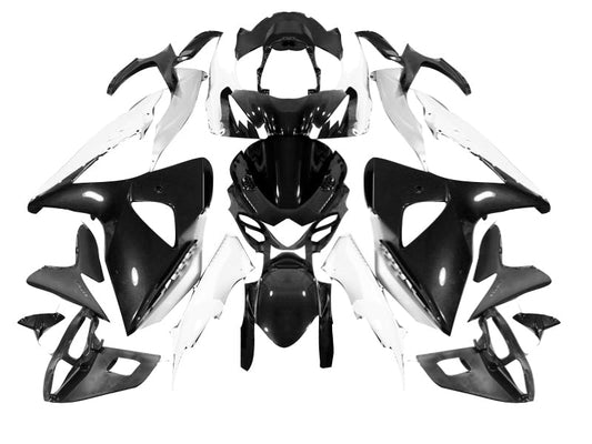 Carene 2009-2016 Suzuki GSXR 1000 Nero &amp; Bianco GSXR Racing Generico