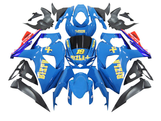 Carene 2009-2016 Suzuki GSXR 1000 Blu Rizla Generico