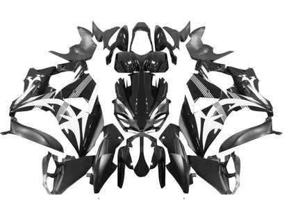 Carene 2009-2016 Suzuki GSXR 1000 Black &amp; White Tribal Racing Generic