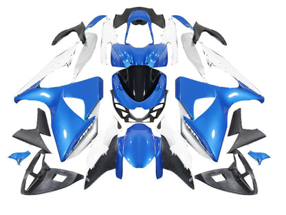 Carene 2009-2016 Suzuki GSXR 1000 Blu &amp; Bianco GSXR Racing Generico
