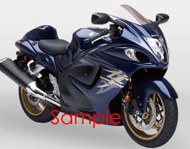Carene 2008-2020 Suzuki GSX 1300 Hayabusa Blue Dark Metallic Hayabusa Racing Generic