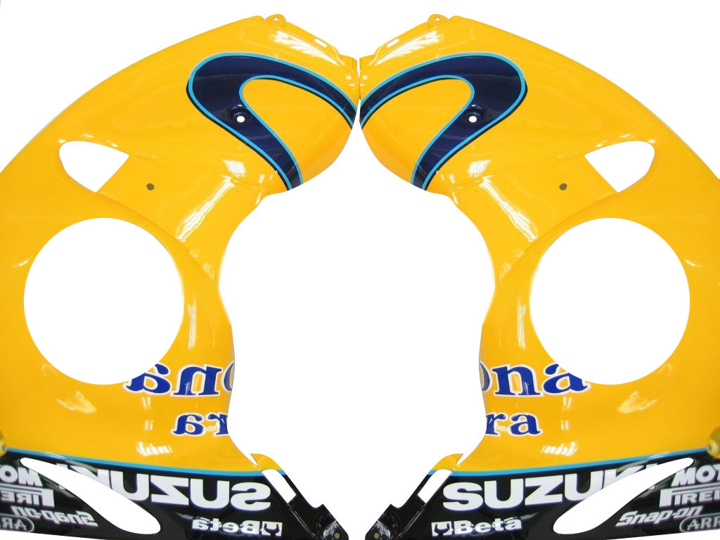 Carene 2008-2020 Suzuki GSX 1300 Hayabusa Giallo Blu Alstare Corona Racing Generico
