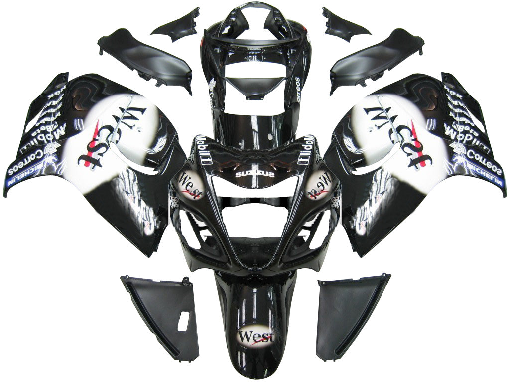 Carene 2008-2020 Suzuki GSX 1300 Hayabusa Nero WEST Racing Generico