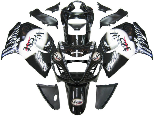 Carene 2008-2020 Suzuki GSX 1300 Hayabusa Nero WEST Racing Generico