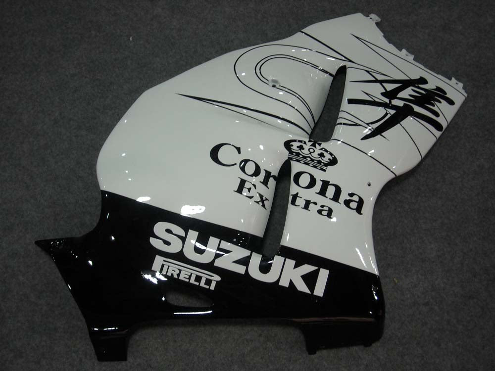 Amotopart Suzuki GSXR1300 Cladding White & Black Kit