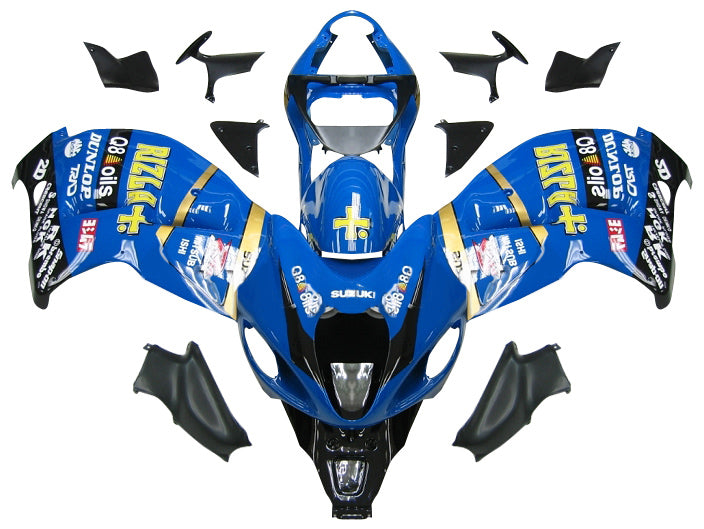 Carene 1999-2007 Suzuki GSX1300 Hayabusa Blu Rizla Racing Generico