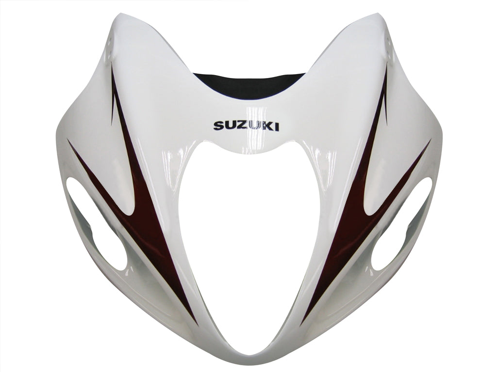 Carene 1999-2007 Suzuki GSX1300 Hayabusa White &amp; Silver Hayabusa Racing Generico