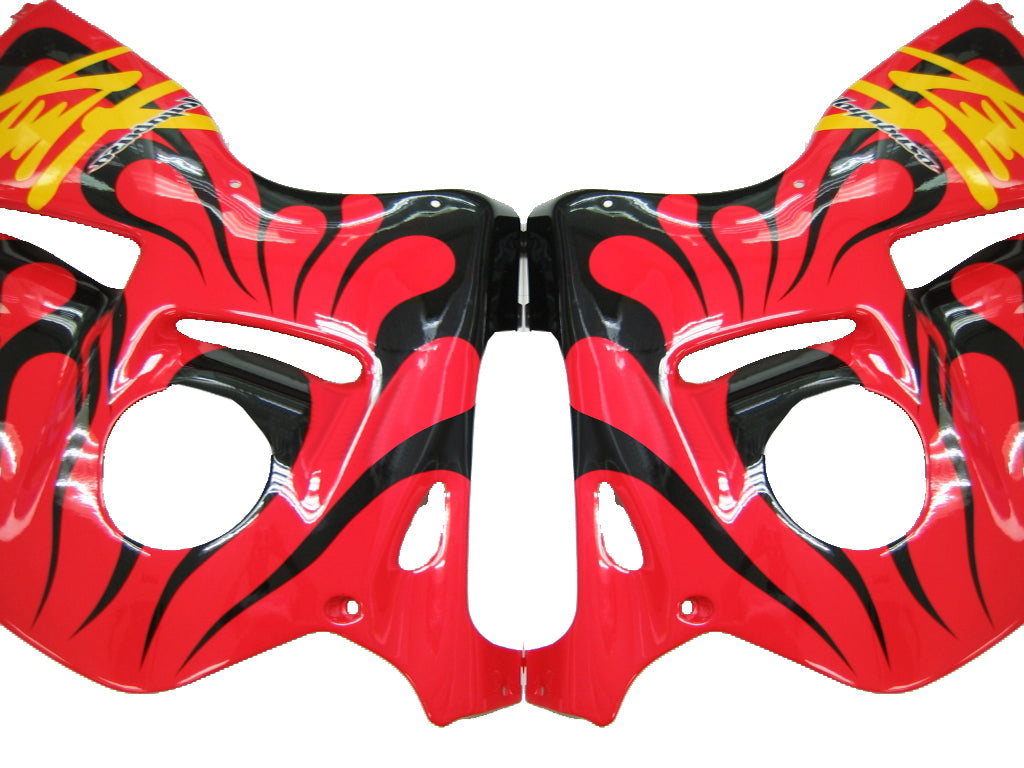 Carene 1999-2007 Suzuki GSX1300 Hayabusa Red &amp; Black Flame Racing Generico