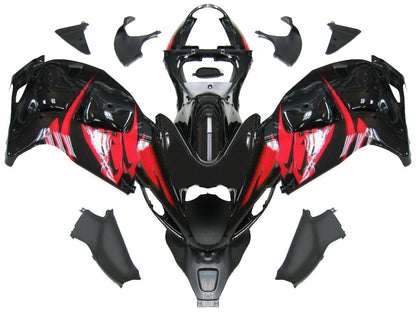 Carene 1999-2007 Suzuki GSX1300 Hayabusa Nero e Rosso Hayabusa Racing Generico