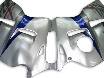Carene 1999-2007 Suzuki GSX1300 Hayabusa Argento e Blu Hayabusa Racing Generico