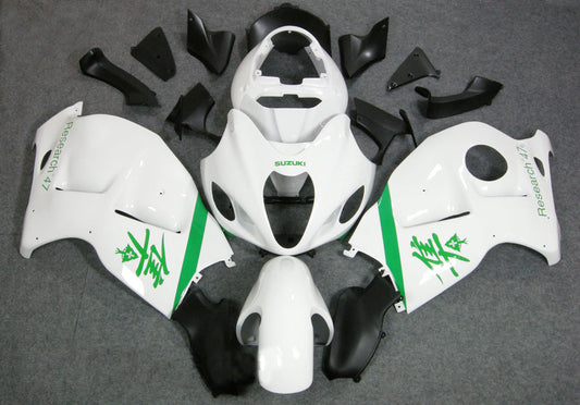 Carene 1999-2007 Suzuki GSX1300 Hayabusa Bianco Verde Research47 Generico