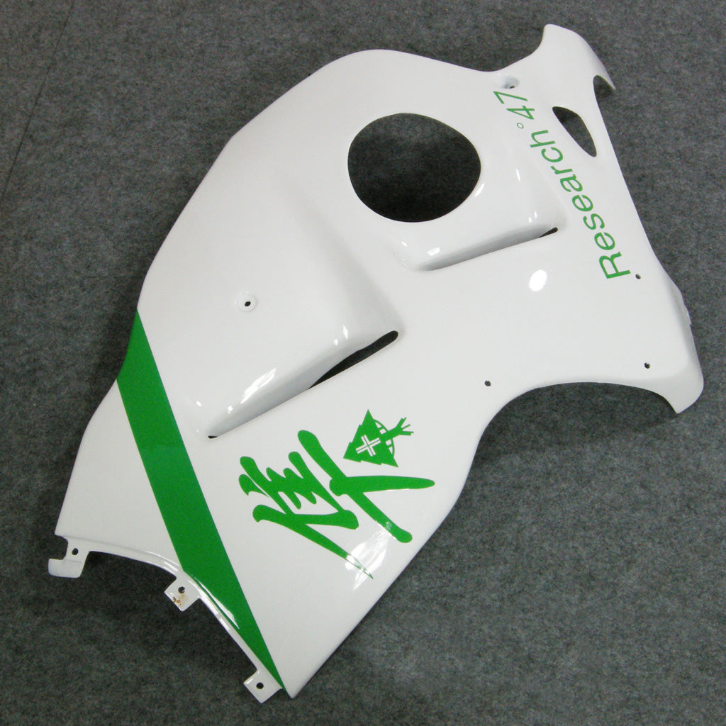 Carene 1999-2007 Suzuki GSX1300 Hayabusa Bianco Verde Research47 Racing Generico