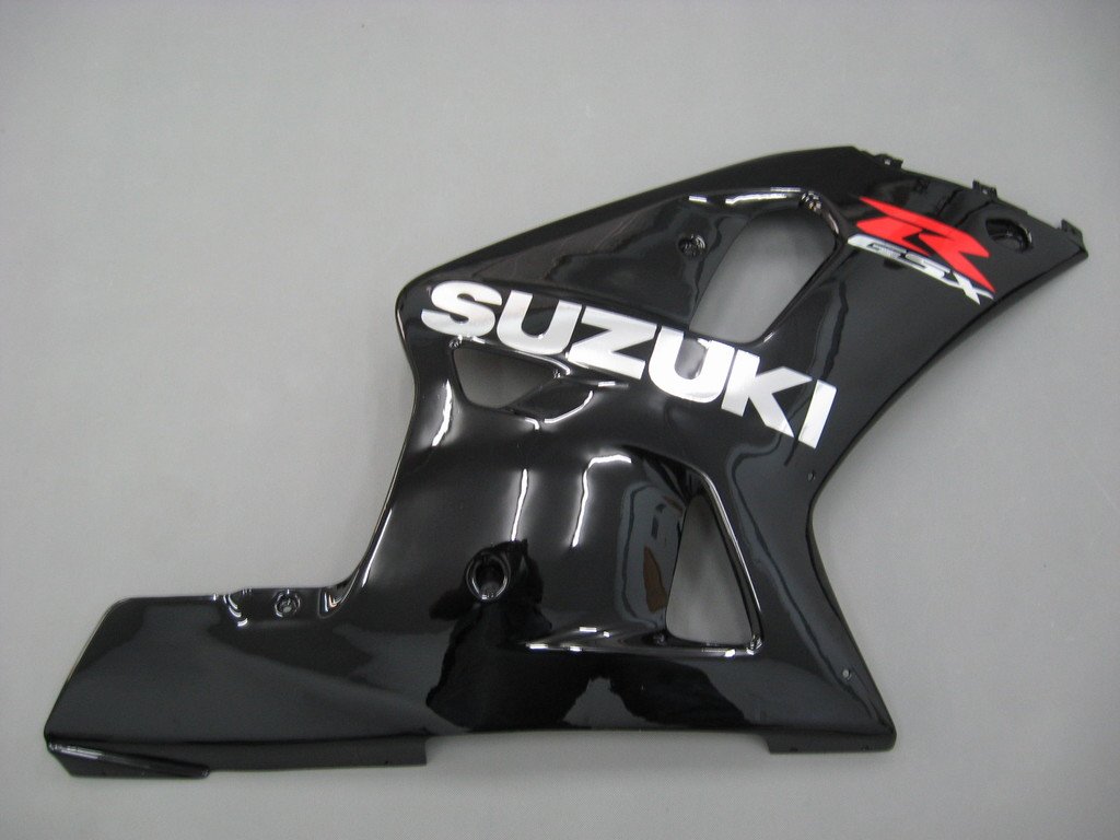 Amotopart Cladding Suzuki GSXR600 2001-2003 Kit di travestimento nero rivestimento nero