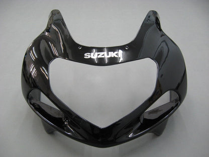 Amotopart Cladding Suzuki GSXR600 2001-2003 Kit di travestimento nero rivestimento nero