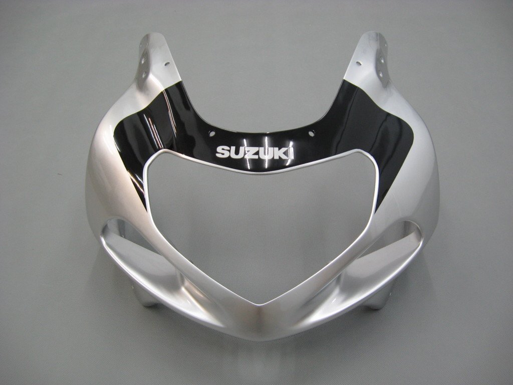 Amotopart Cladding Suzuki GSXR600 2001-2003 Cladding Kit di bloccaggio in argento GSXR Racing a 2 tono