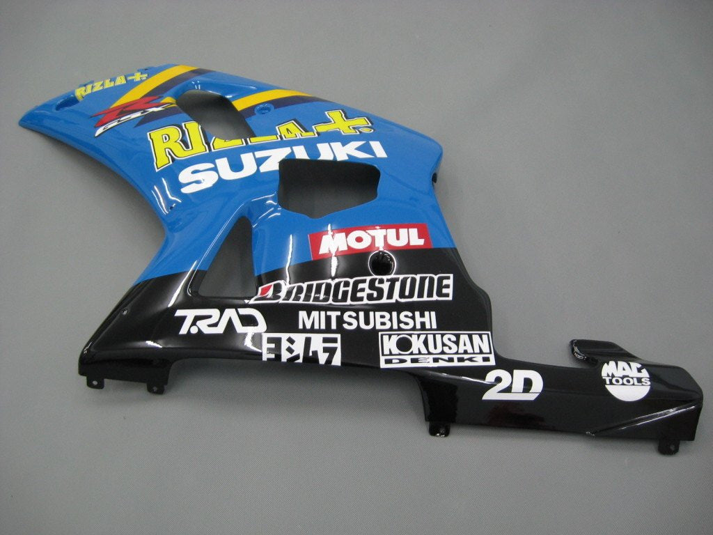 Carene 2001-2003 Suzuki GSXR 600 Blu Nero Rizla GSXR Racing Generico