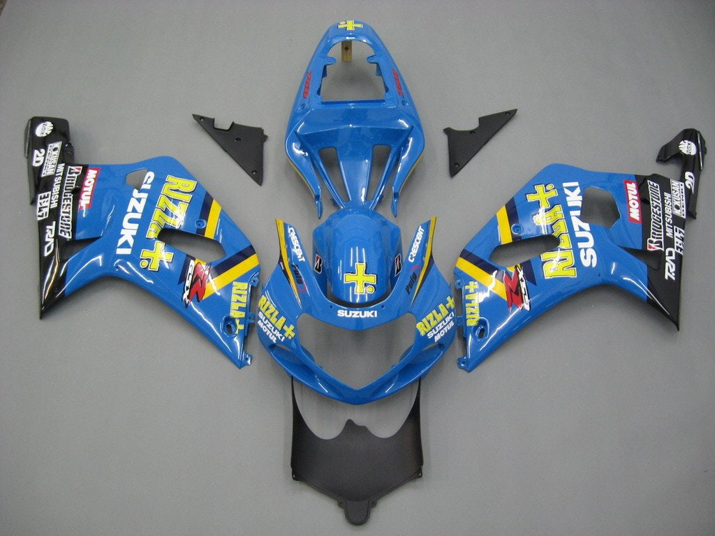 Carene 2001-2003 Suzuki GSXR 600 Blu Nero Rizla GSXR Generico