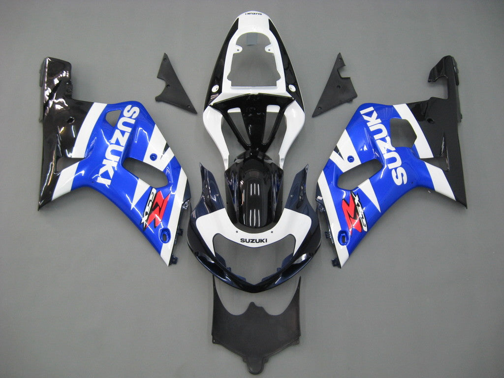 Carene 2001-2003 Suzuki GSXR 600 Blu Bianco Nero GSXR Racing Generico