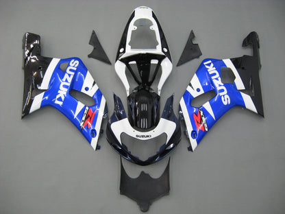 Carene 2001-2003 Suzuki GSXR 600 Blu Bianco Nero GSXR Racing Generico