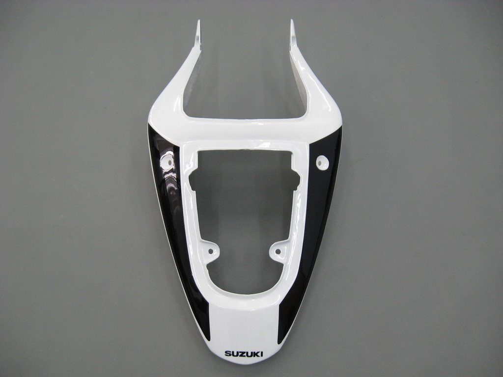 Amotopart Cladding Suzuki GSXR600 2001-2003 Cladding Blue White Bianco Kit di rivestimento nero