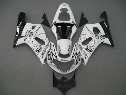 Carene 2001-2003 Suzuki GSXR 600 Bianco Nero Alstare Corona GSXR Racing Generico