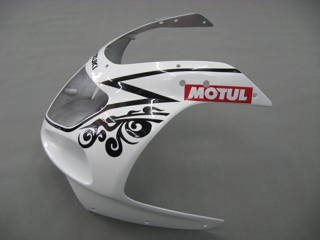 Amotopart Cladding Suzuki 600 2001-2003 Cladding White? Kit di corse Black Alstar Corona GSXR