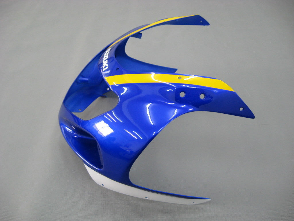 For GSXR600 2001-2003 Bodywork Fairing Blue ABS Injection Molded Plastics Set