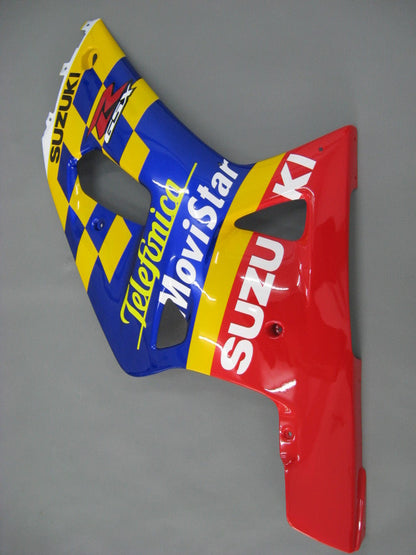 For GSXR600 2001-2003 Bodywork Fairing Blue ABS Injection Molded Plastics Set