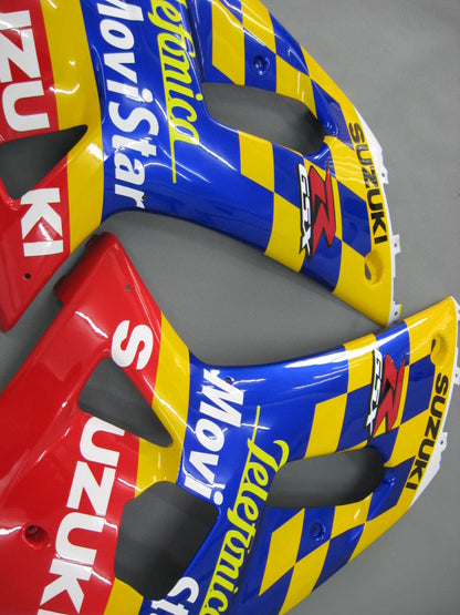 For GSXR600 2001-2003 Bodywork Fairing Blue ABS Injection Molded Plastics Set
