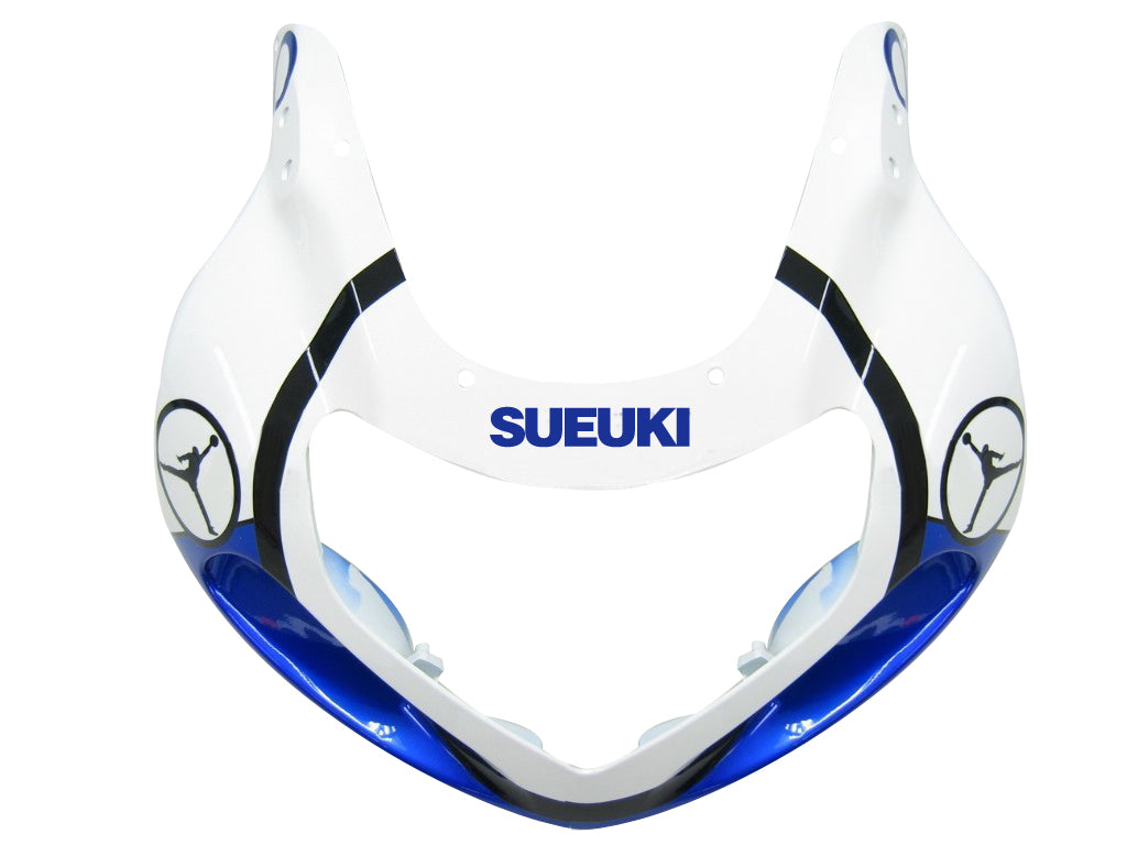 Carene 2001-2003 Suzuki GSXR 600 Bianco Blu Jordan GSXR Racing Generico