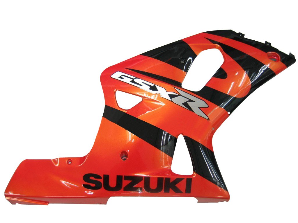 Amotopart Cladding Suzuki 600 2001-2003 Defezione GSXR Racing Orange Metallic & Black Fearing Kit