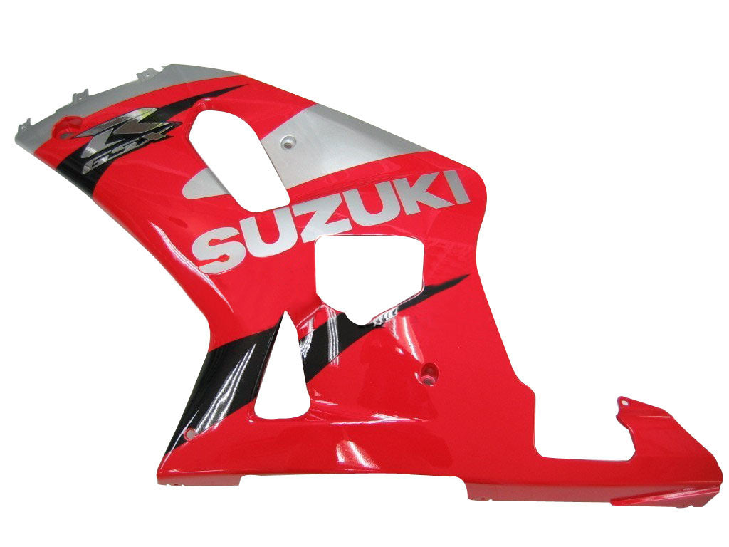 Carene 2001-2003 Suzuki GSXR 600 Rosso e Argento GSXR Generico