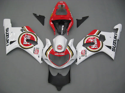For GSXR600 2001-2003 Bodywork Fairing Red ABS Injection Molded Plastics Set
