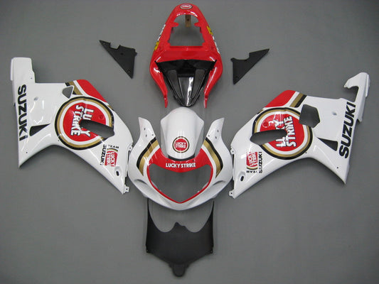 For GSXR600 2001-2003 Bodywork Fairing Red ABS Injection Molded Plastics Set