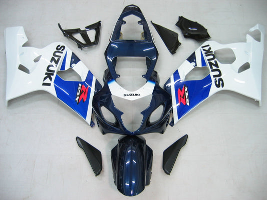 Amotopart 2004-2005 Suzuki GSX-R 600 750 Clearing Blue & White Kit