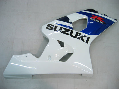 Amotopart 2004-2005 Suzuki GSX-R 600 750 Clearing Blue & White Kit