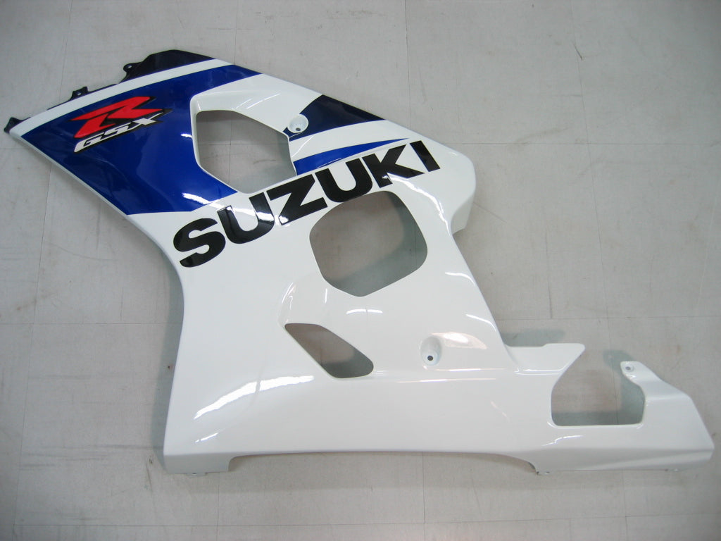 Amotopart 2004-2005 Suzuki GSX-R 600 750 Clearing Blue & White Kit