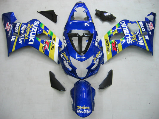 Carene 2004-2005 Suzuki GSXR 600 750 Blu Movistar GSXR Racing Generico