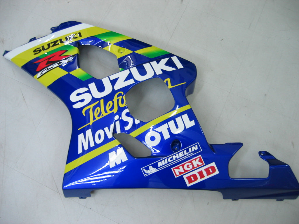 Carene 2004-2005 Suzuki GSXR 600 750 Blu Movistar GSXR Racing Generico