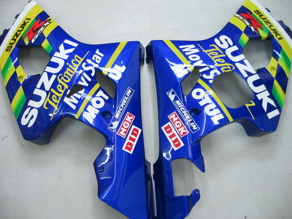 Carene 2004-2005 Suzuki GSXR 600 750 Blu Movistar GSXR Racing Generico