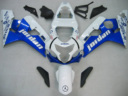 Amotopart 2004-2005 Suzuki GSXR600750 Cladding White? e kit di colori blu