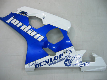 Amotopart 2004-2005 Suzuki GSXR600750 Cladding White? e kit di colori blu