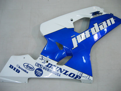 Amotopart 2004-2005 Suzuki GSXR600750 Cladding White? e kit di colori blu