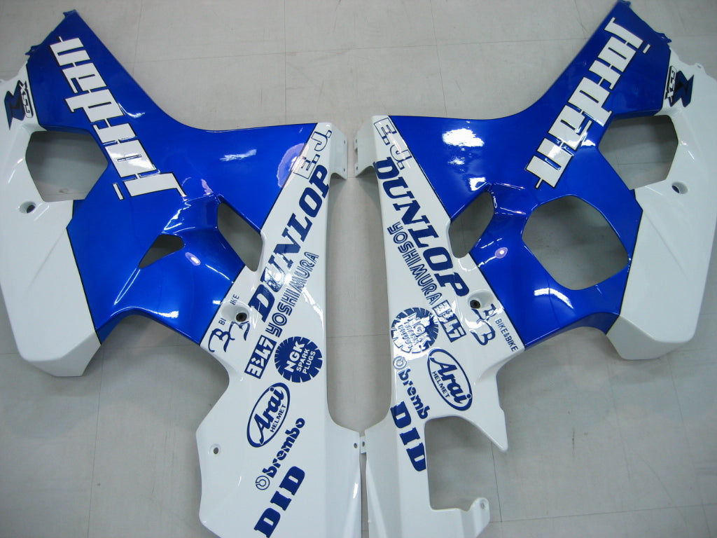 Amotopart 2004-2005 Suzuki GSXR600750 Cladding White? e kit di colori blu